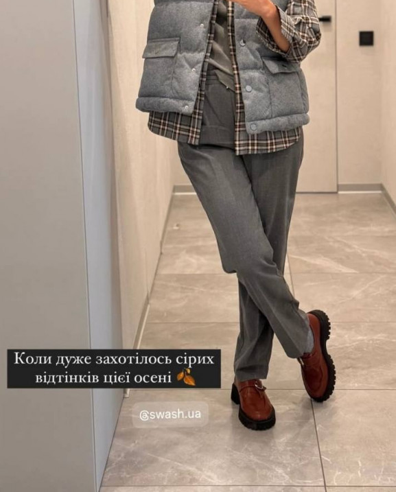 17/1 Жилетка пухова кашемірова на кнопках